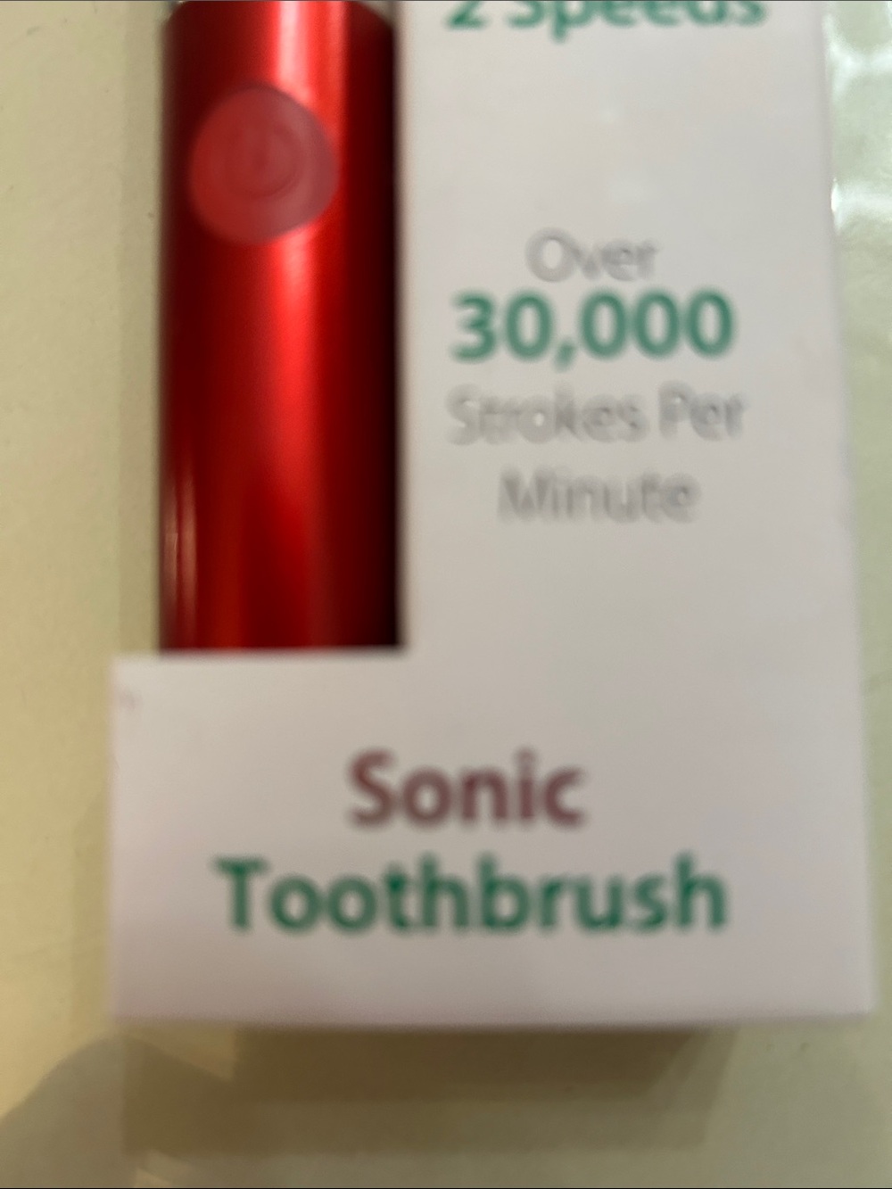 pop Sonic GO Metallic Red Travel Toothbrush - Picture 4 of 9